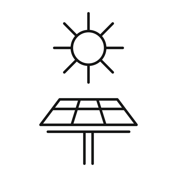 APLIQUE DE PARED SOLAR 5W CON SENSOR PIR 500lm 4000Κ IP54