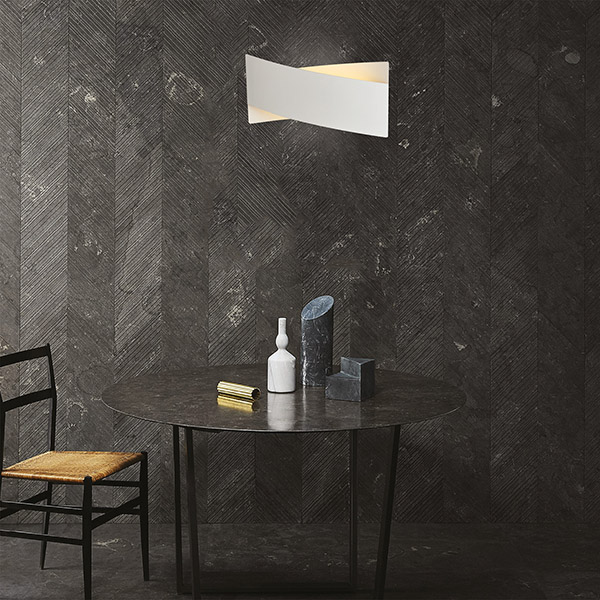 APLIQUE DE PARED LED 12W 250x120x80 3000K "XL" BLANCO PRO