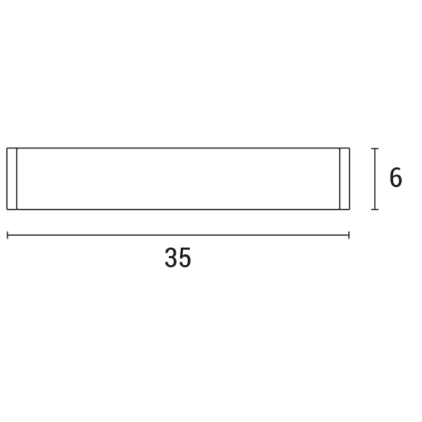 LUMINARIA LED PARA BAÑO "IRON4" 8W 4000K 350x60x75 IP44 NIQUEL MATE