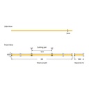 TIRA DE LED MINI COB 5M 10W 24V 320L/M IP44 PRO (PRECIO POR METRO)