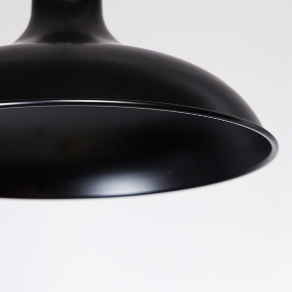 PANTALLA METAL Ø360 NEGRO "SIROS"