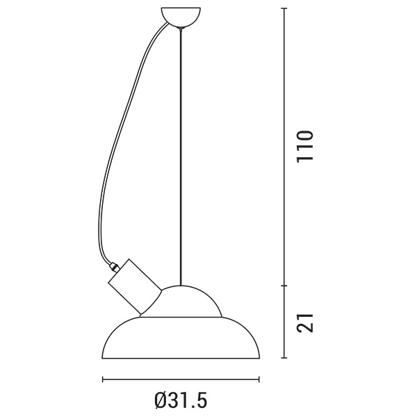 LUMINARIA HIGH BAY E27 Ø315x210 BLANCO/BLANCO