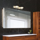 LUMINARIAS PARA BAÑO LED 6W 4000K OVAL 2Ø 320X50X116 NIQUEL