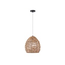 LÁMPARA COLGANTE BAMBÚ "AITHRA" 1xE27 MAX 40W 300x300x300mm MARRÓN ARTE ILLUMINA