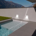 APLIQUE DE PARED LED 6W 135x135x55 3CCT IP65 BLANCO "SENARIO"