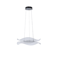 LÁMPARA COLGANTE ACRÍLICAS REDONDA LED 48W 43203000K Ø540 mm NEGRO ARTE ILLUMINA FIRENZE