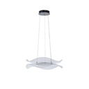 LÁMPARA COLGANTE ACRÍLICAS REDONDA LED 48W 43203000K Ø540 mm NEGRO ARTE ILLUMINA FIRENZE