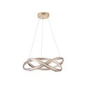 LÁMPARA COLGANTE ALUMINIO LED38W 3000lm 3000K 500x1200mm ORO ARTE ILLUMINA SATURN