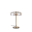 LÁMPARA DE MESA LÁMPARA DE METAL CON CRISTAL 8W 960lm 3000K 300x450x90mm COGNAC ARTE ILLUMINA LOBBY