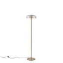 LÁMPARA DE PIE LUZ METAL-CRISTAL 8W 960lm 3000K 300x1352x90mm COGNAC ARTE ILLUMINA LOBBY