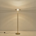 LÁMPARA DE PIE LUZ METAL-CRISTAL 8W 960lm 3000K 300x1352x90mm COGNAC ARTE ILLUMINA LOBBY