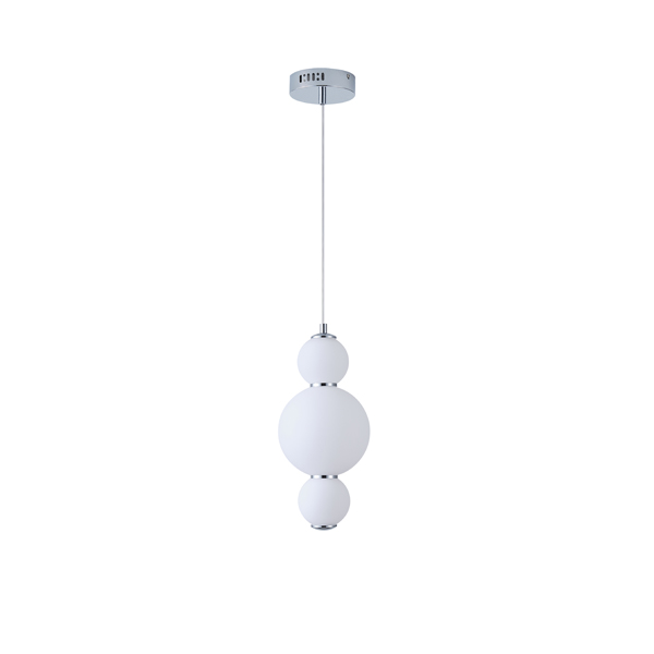 LÁMPARA COLGANTE ALUMINIO 12,6W 1440lm 3000K Ø175x1898mm BLANCO ARTE ILLUMINA BLOSSOM
