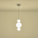 LÁMPARA COLGANTE ALUMINIO 12,6W 1440lm 3000K Ø175x1898mm BLANCO ARTE ILLUMINA BLOSSOM