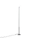 LÁMPARA DE PIE METAL LIGERA ED 23W 1380lm 3000K 180x1600mm NEGRO ARTE ILLUMINA LINEA
