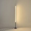 LÁMPARA DE PIE METAL LIGERA ED 23W 1380lm 3000K 180x1600mm NEGRO ARTE ILLUMINA LINEA