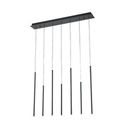 LÁMPARA COLGANTE ALUMINIO LED 16W 960lm 3000K 940x1500x130mm NEGRO ARTE ILLUMINA CASCADE