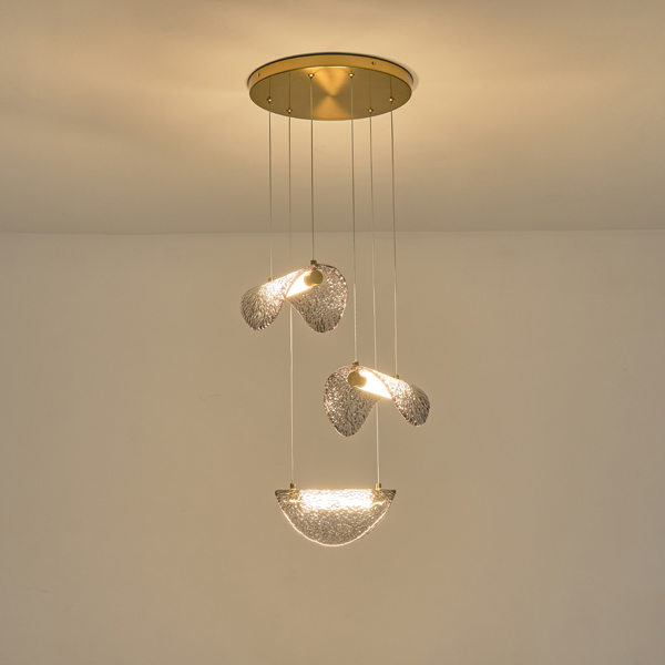 LÁMPARA COLGANTE ALUMINIO 6W 468lm 3000K Ø425mm GRIS BRONCE ARTE ILLUMINA ISOLA