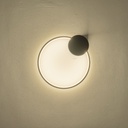 APLIQUE DE PARED ALUMINIO LED 40W 3120lm 3000K 1300x1385mm NEGRO-LATÓN ARTE ILLUMINA AERO