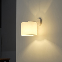 APLIQUE DE PARED TELA 1xE14 MÁX. 15W 265×200×235mm BLANCO ARTE ILLUMINA CLOUD