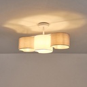 LÁMPARA COLGANTE DE TELA 3 LUCES 3xE14 MÁX 8W Ø560mm BLANCO ARTE ILLUMINA CLOUD