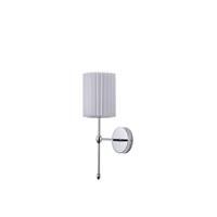 APLIQUE DE PARED TELA 1xE14 MÁX. 15W 180×130×400mm BLANCO ARTE ILLUMINA VELI