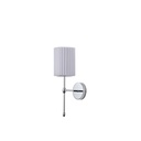 APLIQUE DE PARED TELA 1xE14 MÁX. 15W 180×130×400mm BLANCO ARTE ILLUMINA VELI