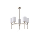 LÁMPARA COLGANTE DE METAL 5xE14 MÁX 8W Ø680mm PATRÓN DE MÁRMOL ARTE ILLUMINA ATEMPORAL