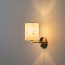 APLIQUE DE PARED FABRIC1xE14 MAX 8W Ø130mmARTE ILLUMINA VERONA