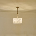 LÁMPARA COLGANTE DE TELA 3 LUCES 3xE14 MÁX 8W Ø380mm ARTE ILLUMINA VERONA