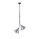 LÁMPARA COLGANTE CRISTAL 2 LUCES G9 MAX 2x10W 410x1800mm ARTE ILLUMINA DELTA