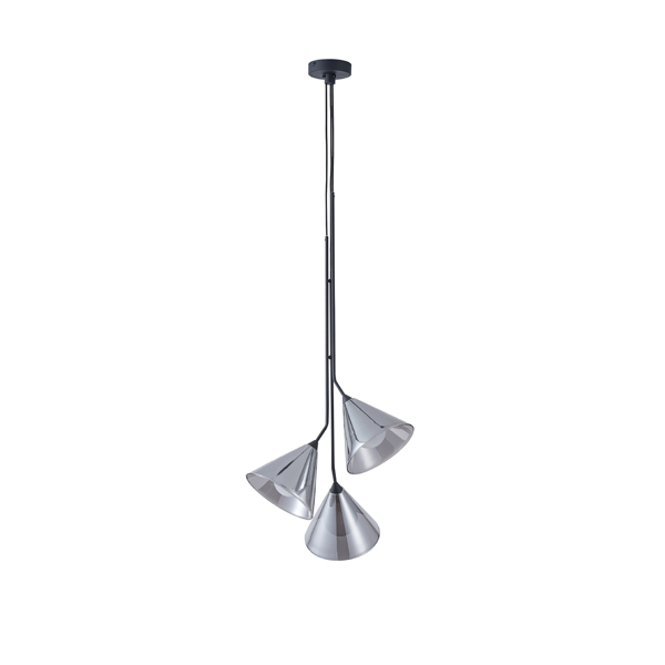 LÁMPARA COLGANTE CRISTAL 3 LUCES G9 MAX 3X10W 420x1680mm ARTE ILLUMINA DELTA