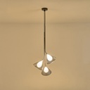 LÁMPARA COLGANTE CRISTAL 3 LUCES G9 MAX 3X10W 420x1680mm ARTE ILLUMINA DELTA