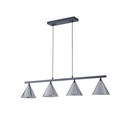 LÁMPARA COLGANTE CRISTAL 4 LUCES G9 MAX 4X10W 1080x1410mm ARTE ILLUMINA DELTA