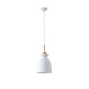 LÁMPARA COLGANTE METAL E27 MAX 15W 280x1234mm BLANCO ARTE ILLUMINA SIMPLO