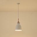 LÁMPARA COLGANTE METAL E27 MAX 15W 280x1234mm BLANCO ARTE ILLUMINA SIMPLO