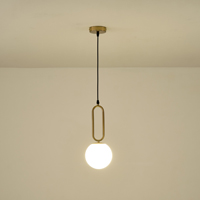 LÁMPARA COLGANTE CRISTAL 1xE27 MÁX 15W 150x150x1430mm BLANCO ARTE ILLUMINA ORBA