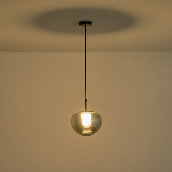 LÁMPARA COLGANTE CRISTAL G9 MAX 7W 250x1310mm AHUMADO ARTE ILLUMINA FIME