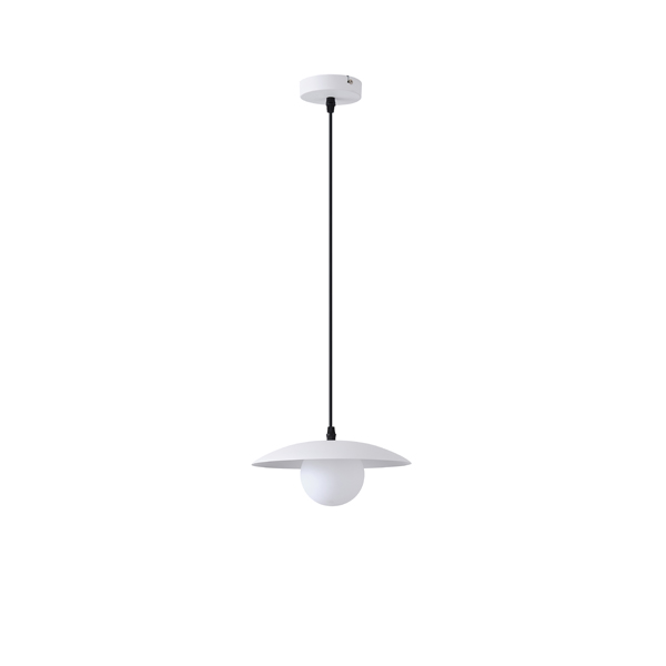 LÁMPARA COLGANTE ΜΕΤΑL G9 ΜΑΧ 7W 250x250x125mm BLANCO ARTE ILLUMINA COBA CABANA