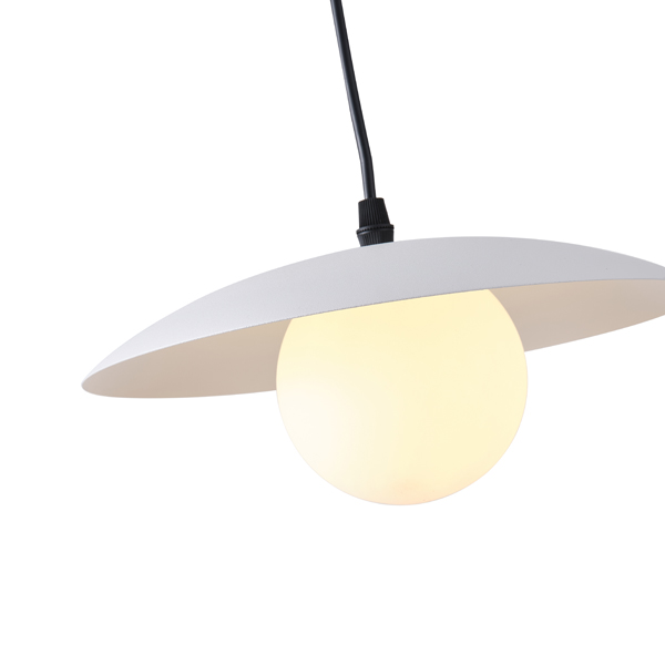 LÁMPARA COLGANTE ΜΕΤΑL G9 ΜΑΧ 7W 250x250x125mm BLANCO ARTE ILLUMINA COBA CABANA