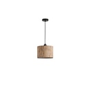 LÁMPARA COLGANTE PAMPAS 1xE27 MÁX. 15W 250x1260mm NEGRO ARTE ILLUMINA AENON