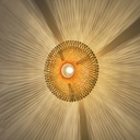 APLIQUE DE PARED BAMBÚ 1xE27 MÁX. 15W 400x140 mm NEGRO-MARRÓN ARTE ILLUMINA CYCLONE
