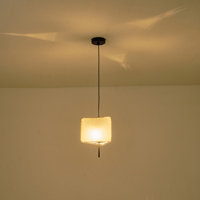 LÁMPARA COLGANTE DE TELA E14 MÁX. 8W Ø250ΧH900mm BEIGE ARTE ILLUMINA TOSCANY