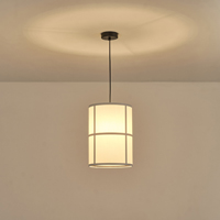 LÁMPARA COLGANTE DE TELA 1xΕ27 MÁX. 15W Ø250Χ1180mm ΒLACK ARTE ILLUMINA ERA