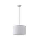 LÁMPARA COLGANTE DE TELA 1xE27 MÁX 40W Ø300Χ1230mm BLACK ARTE ILLUMINA TOSCANY