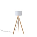 LÁMPARA DE PIE MADERA CLARA 1xE27 MÁX. 15W 450x1450mm ARTE ILLUMINA MADERA