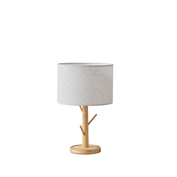 LÁMPARA DE MESA LUMINARIA MADERA 1xE27 MÁX 15W 250x400mm ARTE ILLUMINA MADERA