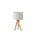 LÁMPARA DE MESA LUMINARIAS MADERA 1xE27 MÁX. 15W 280×500mm ARTE ILLUMINA MADERA