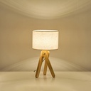 LÁMPARA DE MESA LUMINARIAS MADERA 1xE27 MÁX. 15W 280×500mm ARTE ILLUMINA MADERA