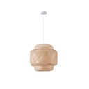 LÁMPARA COLGANTE BAMBÚ 1xE27 MÁX. 15W 400x400x1280mm ARTE ILLUMINA AVRA