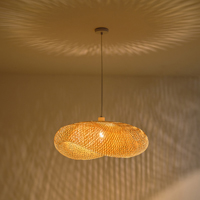 LÁMPARA COLGANTE BAMBÚ 1xE27 MÁX. 15W 760x560x220mm ARTE ILLUMINA CALYPSO